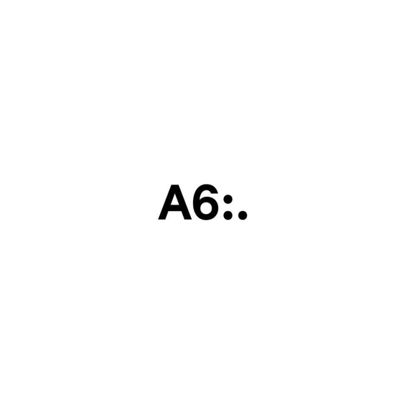 The A6:. logo.